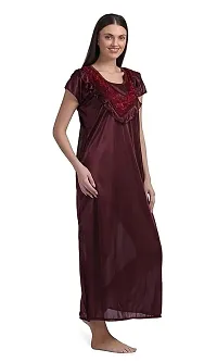 Classic Satin Nighty for Women-thumb3