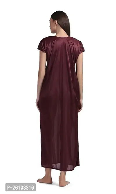 Classic Satin Nighty for Women-thumb2