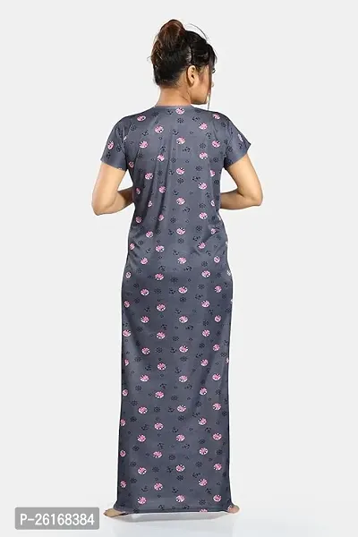Printed Sarina  Feeding/Maternity Gown for Women-thumb2