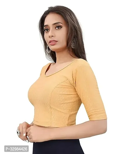 Stylish Cotton Spandex Blouse for Women-thumb3