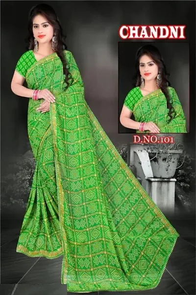 Alluring Chiffon Saree with Blouse Piece For Women