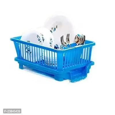 3 in 1 Large Durable Plastic Kitchen Sink Dish Drainer Drying Rack-thumb0