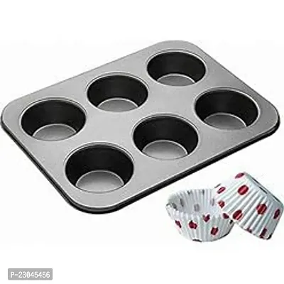 6 Cup Muffin Non-Stick Baking Pans