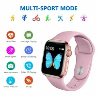 i8 Pro Max pink Touch Screen Bluetooth Smartwatch with Activity Tracker Compatible Android  iOS Smartphones (Pink)-thumb3