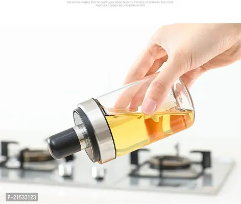 VARNITECH INFOSOFT Glass Pickle, Ghee, Honey Jar Oil Dispenser Honey Dispenser Kitchen Seasoning Bottle Food Storage Spice Jars Pickle Jar (649 ML) (Pack of 3)-thumb3