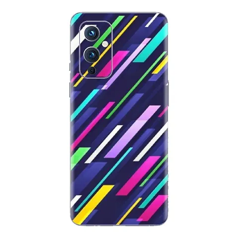 Shopymart Printed Mobile Sticker Compatible with OnePlus 9 [Back, Camera and Sides]