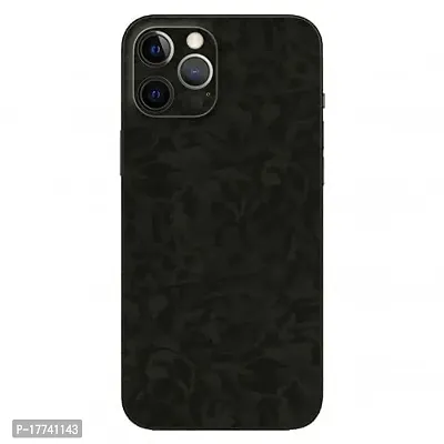 Shopymart Dark Green Camo Series Mobile Skin Sticker Compatible with iPhone 12 Pro Max [Back, Camera and Side]