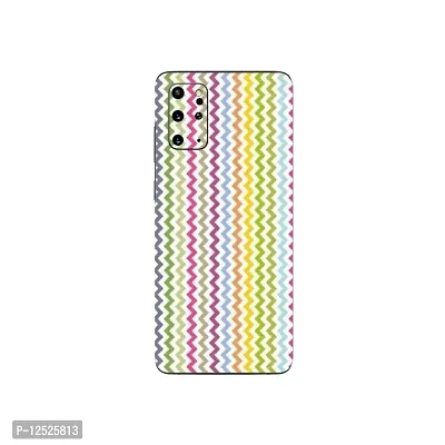 Shopymart Stylish Mobile Skin Sticker Compatible with Samsung Galaxy S20 Plus [Back, Camera and Sides] - Design 058