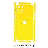 Shopymart Mobile Skin Sticker (Not Cover) Compatible with iPhone 13 [Back, Camera and Sides] - Color Series, Yellow-thumb1