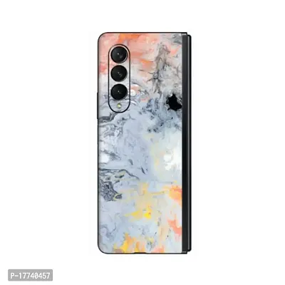 Shopymart Retina Printed Mobile Skin, Vinyl Sticker (Not Cover) for Samsung Galaxy Z Fold 3 [Back, Camera and Sides] - Design 001