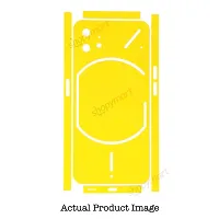 Shopymart Yellow Color Series Mobile Skin Compatible with Nothing Phone (1), Vinyl Sticker Decal not Cover [Back, Camera and Side]-thumb2