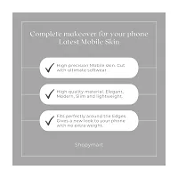 Shopymart Stylish Mobile Skin Sticker Compatible with Samsung Galaxy S20 Plus [Back, Camera and Sides] - Design 058-thumb1