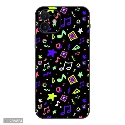 Shopymart Printed Mobile Skin Sticker (Not Cover) Compatible with iPhone 12 [Back, Camera and Sides] (Design-047)