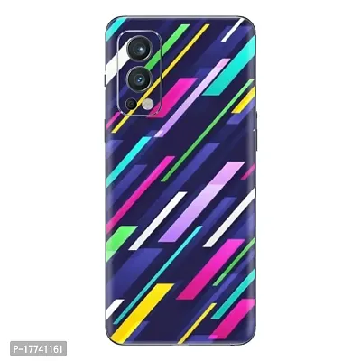 Shopymart Printed Mobile Sticker Compatible with OnePlus Nord [Back, Camera and Sides] (Design-056, OnePlus Nord 2)-thumb0