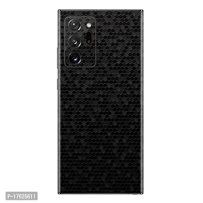 Shopymart Black Honeycomb Skin Sticker for Samsung Galaxy Note 20 Ultra, Good Adhesive, Stylish Design [Back, Camera and Side]