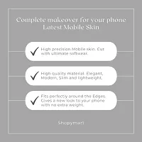 Shopymart Silver Honeycomb Mobile Skin, Vinyl Sticker Decal not Cover for iPhone 13 [Back, Camera and Side]-thumb1