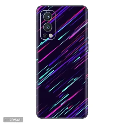 Shopymart Printed Mobile Sticker Compatible with OnePlus Nord [Back, Camera and Sides] (Design-51, OnePlus Nord 2)