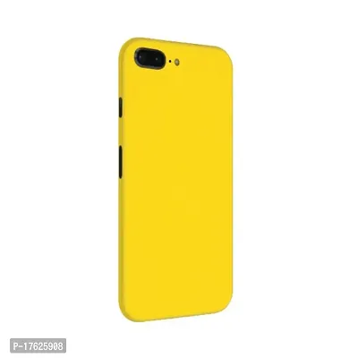 Shopymart Mobile Skin Sticker (Not Cover) Compatible with iPhone 8 Plus [Back, Camera and Sides] - Color Series, Yellow