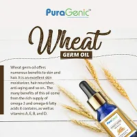 PuraGenic Wheat Germ Oil for Hair and Skin Care - 15ml (Pack of 2), 100% Pure and natural-thumb1