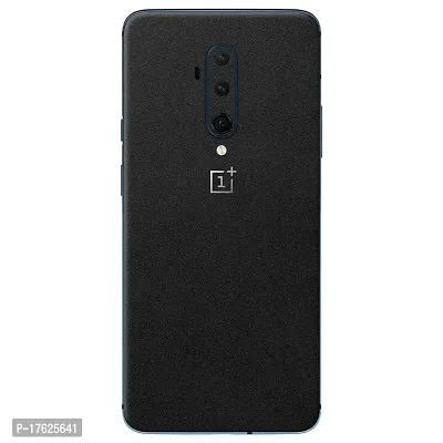 Shopymart Black Colour Series Mobile Skin Sticker for OnePlus 7T Pro [Back, Camera and Side]