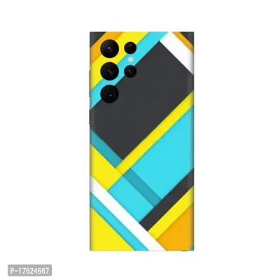 Shopymart Printed Mobile Skin, Phone Sticker Compatible with Samsung Galaxy S22 Ultra - [Back, Camera and Sides], Design - 039