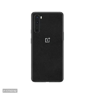 Shopymart Black Color Series Mobile Skin Sticker for OnePlus Nord [Back, Camera and Side]-thumb0