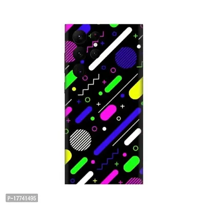 Shopymart Printed Mobile Skin, Phone Sticker Compatible with Samsung Galaxy S22 Ultra - [Back, Camera and Sides], Design - 048