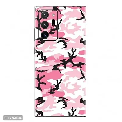 Shopymart Pink Camo Series Mobile Skin Compatible with Samsung Galaxy Note 20 Ultra, Vinyl Sticker not Cover [Back, Camera and Side]