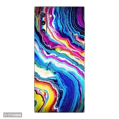 Shopymart Retina Printed Mobile Skin, Vinyl Sticker Compatible with Samsung Galaxy Note 10, Multicolour [Back, Camera and Sides] - Design 015