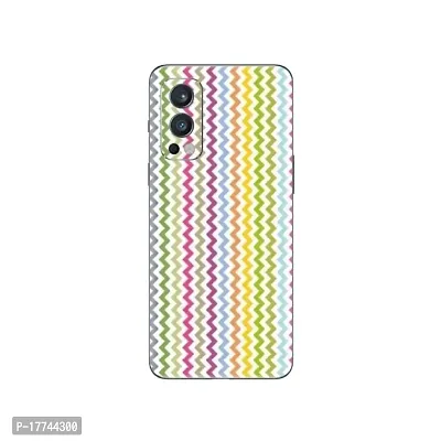 Shopymart Printed Mobile Sticker Compatible with OnePlus Nord 2 5G [Back, Camera and Sides] - Design 058