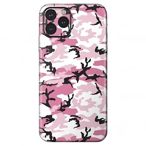 Shopymart Pink Camo Series Mobile Skin Sticker for iPhone 11 Pro [Back, Camera and Side]
