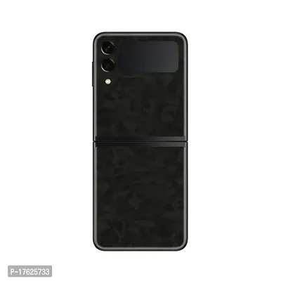 Shopymart Mobile Skin Sticker (Not Cover) Compatible with Samsung Galaxy Z Flip 4? [Back, Camera and Sides] - Green Camo