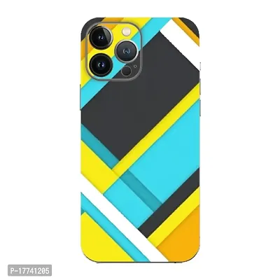 Shopymart Printed Skin Mobile Sticker for iPhone 12 Pro, [Back, Camera and Side] Design 039-thumb0