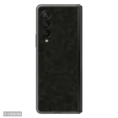 Shopymart Dark Green Camo Series Mobile Skin Compatible with Samsung Galaxy Z Fold 3, Vinyl Sticker not Cover [Back and Camera]