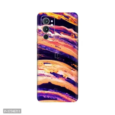 Shopymart Colourful Retina Mobile Skin Sticker Compatible with OnePlus 9RT [Back, Camera and Sides] - Design 008