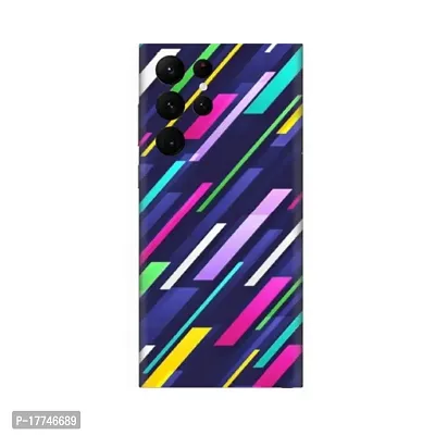 Shopymart Printed Mobile Skin, Phone Sticker Compatible with Samsung Galaxy S22 Ultra - [Back, Camera and Sides], Design - 056