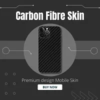 Shopymart Mobile Skin Compatible with iPhone 13 Pro (Black Carbon Fibre, iPhone 13 Pro)-thumb1