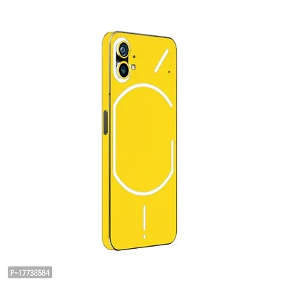 Shopymart Yellow Color Series Mobile Skin Compatible with Nothing Phone (1), Vinyl Sticker Decal not Cover [Back, Camera and Side]-thumb0