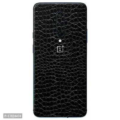 Shopymart Mobile Skin Compatible with OnePlus 7T Pro (Black Crocodile, OnePlus 7T Pro)