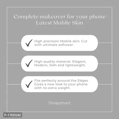 Shopymart Silver Honeycomb Mobile Skin, Vinyl Sticker Decal not Cover for iPhone 8 Plus [Back, Camera and Side]-thumb2