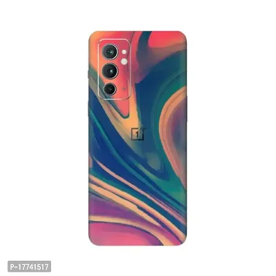 Shopymart Retina Printed Mobile Skin Sticker Compatible with OnePlus 9RT, Multicolour [Back, Camera and Sides] - Design 007