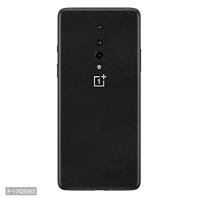 Shopymart Color Series Mobile Skin, Vinyl Sticker Not Cover Compatible with OnePlus 8, Black [Back, Camera and Sides]