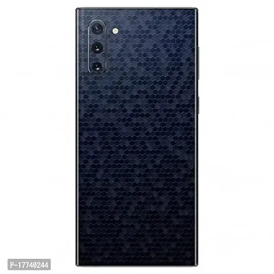 Shopymart Blue Honeycomb Mobile Skin, Vinyl Sticker not Cover for Samsung Galaxy Note 10 [Back, Camera and Side]