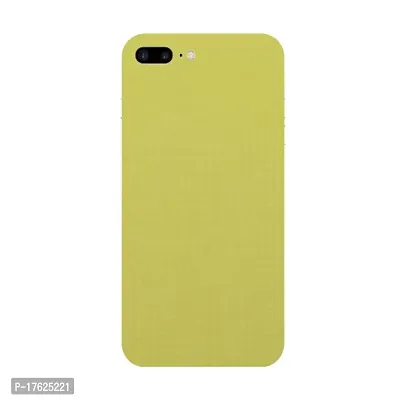 Shopymart Lemon Green Textured Mobile Skin Compatible with iPhone 8 Plus, Vinyl Sticker Decal not Cover [Back, Camera and Side]-thumb0