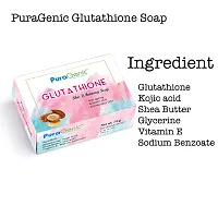 Gluta thione Skin Whitening Beauty soap by PuraGenic, 75gm - Combo Pack of 5, Skin brightening bathing bar with Kojic Acid, Shea butter, Vitamin E and Glycerin-thumb3