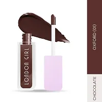 London Girl Liquid Lipstick for Women, Long Lasting Matte Lipstick, Transfer Proof and Waterproof, Lasts Up to 12 Hours (01 Oxford - Chocolate)-thumb1