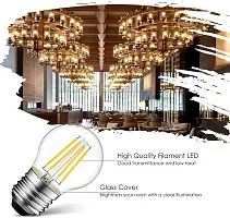 Trust Ware Blub 4-Watts G45 Base 75MM LONG Edison Style Antique LED Filament Light Bulb | Dimmable | For Home, Cafe, Office | Gold Yellow-3000K (Pack of 1)-thumb4