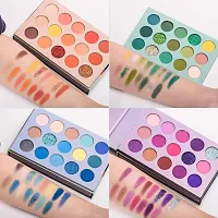 Eyeshadow palette 60 Colors Mattes and Shimmers High Pigmented Color Board Palette | Long Lasting Makeup Palette | Blendable Professional Makeup | Eye Cosmetics 60 Multicolor-thumb1