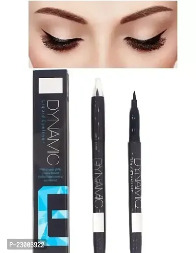 Useful Menow Black Eyeliner Dynamic Liquid Eyeliner Black Matte Finish Black Eyeliner Pack Of 2-thumb0