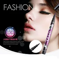 ADS Makeup Kit Color Series 8 Eyeshadow, 1 Power Cake, 8 Lip Color, 2 Blusher | with Black Eyeliner-thumb3